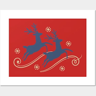 Reindeer Posters and Art